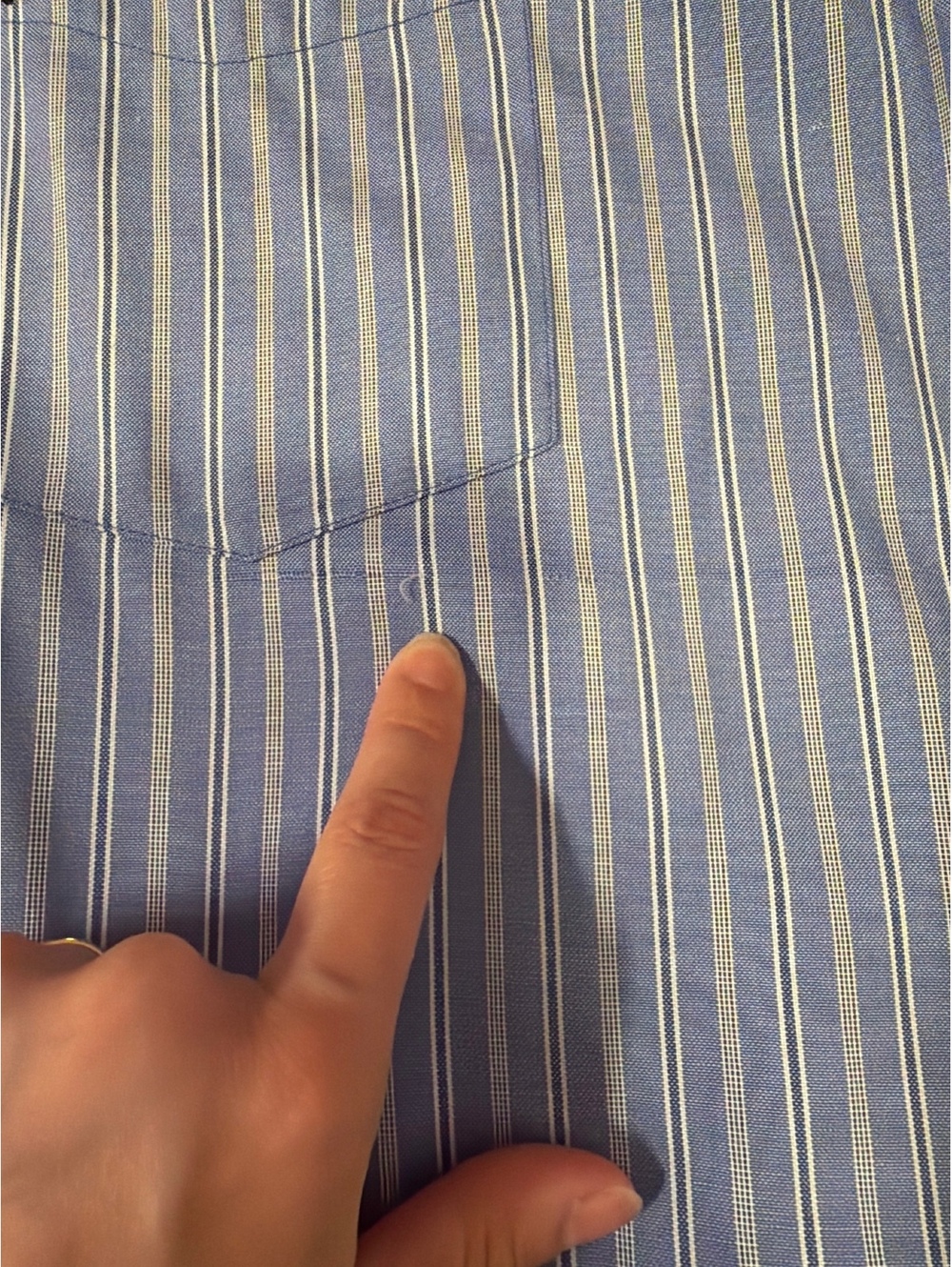 VTG Polo Ralph Lauren Striped Button-up Shirt XXL - Picture 4 of 7